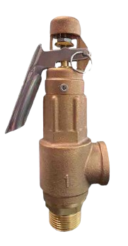 GPRO BRASS SAFETY VALVE, MODEL: GSV1-L015, WITH LEVER, CONNECTION : BSPT THREAD